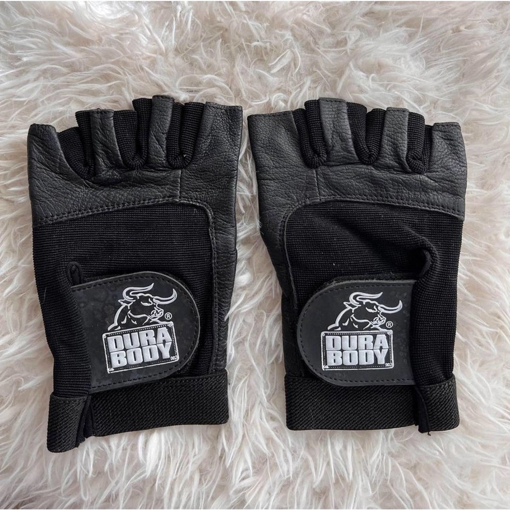 Dura Body Black Victory Weightlifting Training Gloves S